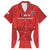 Custom Chile Football Family Matching Puletasi and Hawaiian Shirt 2024 Vamos La Roja - Red - Wonder Print Shop