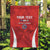 Custom Chile Football Garden Flag 2024 Vamos La Roja - Red - Wonder Print Shop