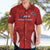 Custom Chile Football Hawaiian Shirt 2024 Vamos La Roja - Red - Wonder Print Shop