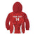 Custom Chile Football Kid Hoodie 2024 Vamos La Roja - Red - Wonder Print Shop