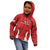 Custom Chile Football Kid Hoodie 2024 Vamos La Roja - Red - Wonder Print Shop