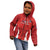 Custom Chile Football Kid Hoodie 2024 Vamos La Roja - Red - Wonder Print Shop