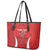 Custom Chile Football Leather Tote Bag 2024 Vamos La Roja - Red - Wonder Print Shop