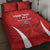 Custom Chile Football Quilt Bed Set 2024 Vamos La Roja - Red - Wonder Print Shop