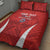 Custom Chile Football Quilt Bed Set 2024 Vamos La Roja - Red - Wonder Print Shop