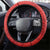 Chile Football Steering Wheel Cover 2024 Vamos La Roja - Red - Wonder Print Shop