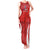 Custom Chile Football Tank Maxi Dress 2024 Vamos La Roja - Red - Wonder Print Shop