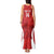 Custom Chile Football Tank Maxi Dress 2024 Vamos La Roja - Red - Wonder Print Shop