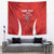 Custom Chile Football Tapestry 2024 Vamos La Roja - Red