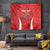 Custom Chile Football Tapestry 2024 Vamos La Roja - Red