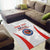 Custom Chile Football Area Rug 2024 Vamos La Roja - White - Wonder Print Shop