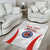 Custom Chile Football Area Rug 2024 Vamos La Roja - White - Wonder Print Shop