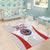 Custom Chile Football Area Rug 2024 Vamos La Roja - White - Wonder Print Shop