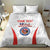 Custom Chile Football Bedding Set 2024 Vamos La Roja - White - Wonder Print Shop