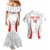 Custom Chile Football Couples Matching Mermaid Dress and Hawaiian Shirt 2024 Vamos La Roja - White - Wonder Print Shop