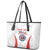 Custom Chile Football Leather Tote Bag 2024 Vamos La Roja - White - Wonder Print Shop