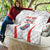 Custom Chile Football Quilt 2024 Vamos La Roja - White