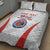 Custom Chile Football Quilt Bed Set 2024 Vamos La Roja - White - Wonder Print Shop