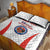 Custom Chile Football Quilt Bed Set 2024 Vamos La Roja - White - Wonder Print Shop