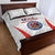 Custom Chile Football Quilt Bed Set 2024 Vamos La Roja - White - Wonder Print Shop