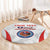 Custom Chile Football Round Carpet 2024 Vamos La Roja - White