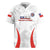 Custom Chile Football Rugby Jersey 2024 Vamos La Roja - White - Wonder Print Shop