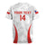 Custom Chile Football Rugby Jersey 2024 Vamos La Roja - White - Wonder Print Shop