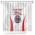 Custom Chile Football Shower Curtain 2024 Vamos La Roja - White