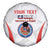 Custom Chile Football Spare Tire Cover 2024 Vamos La Roja - White - Wonder Print Shop