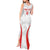 Custom Chile Football Tank Maxi Dress 2024 Vamos La Roja - White - Wonder Print Shop