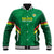 Custom Bolivia Football Baseball Jacket 2024 Vamos La Verde - Green - Wonder Print Shop