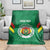 Custom Bolivia Football Blanket 2024 Vamos La Verde - Green