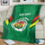 Custom Bolivia Football Blanket 2024 Vamos La Verde - Green