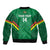 Custom Bolivia Football Bomber Jacket 2024 Vamos La Verde - Green - Wonder Print Shop