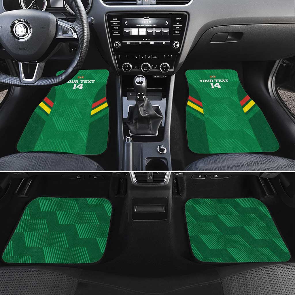 Custom Bolivia Football Car Mats 2024 Vamos La Verde - Green - Wonder Print Shop