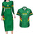 Custom Bolivia Football Couples Matching Long Sleeve Bodycon Dress and Hawaiian Shirt 2024 Vamos La Verde - Green - Wonder Print Shop