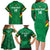 Custom Bolivia Football Family Matching Long Sleeve Bodycon Dress and Hawaiian Shirt 2024 Vamos La Verde - Green - Wonder Print Shop