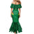 Custom Bolivia Football Family Matching Mermaid Dress and Hawaiian Shirt 2024 Vamos La Verde - Green - Wonder Print Shop