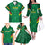 Custom Bolivia Football Family Matching Off The Shoulder Long Sleeve Dress and Hawaiian Shirt 2024 Vamos La Verde - Green - Wonder Print Shop