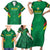 Custom Bolivia Football Family Matching Short Sleeve Bodycon Dress and Hawaiian Shirt 2024 Vamos La Verde - Green - Wonder Print Shop