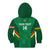 Custom Bolivia Football Kid Hoodie 2024 Vamos La Verde - Green - Wonder Print Shop