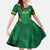 Custom Bolivia Football Kid Short Sleeve Dress 2024 Vamos La Verde - Green - Wonder Print Shop