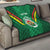 Custom Bolivia Football Quilt 2024 Vamos La Verde - Green