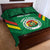 Custom Bolivia Football Quilt Bed Set 2024 Vamos La Verde - Green - Wonder Print Shop