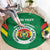 Custom Bolivia Football Round Carpet 2024 Vamos La Verde - Green