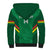 Custom Bolivia Football Sherpa Hoodie 2024 Vamos La Verde - Green - Wonder Print Shop