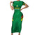 Custom Bolivia Football Short Sleeve Bodycon Dress 2024 Vamos La Verde - Green - Wonder Print Shop