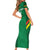 Custom Bolivia Football Short Sleeve Bodycon Dress 2024 Vamos La Verde - Green - Wonder Print Shop