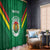 Custom Bolivia Football Window Curtain 2024 Vamos La Verde - Green - Wonder Print Shop