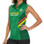 Custom Bolivia Football Women Sleeveless Polo Shirt 2024 Vamos La Verde - Green - Wonder Print Shop